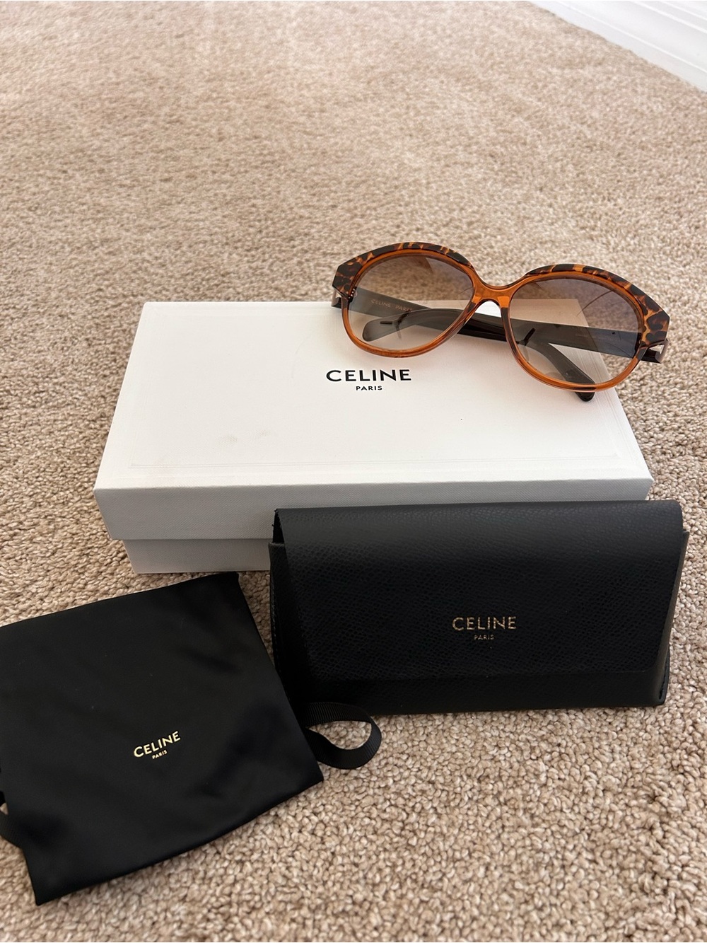 Like New Celine Oversized Sunglasses